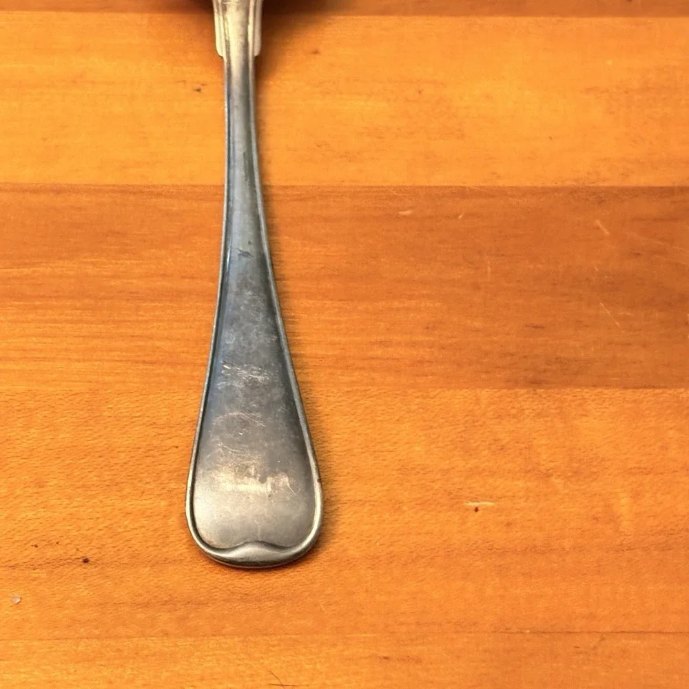 Gorham Old French Sterling Silver Table Serving Spoon 8.5